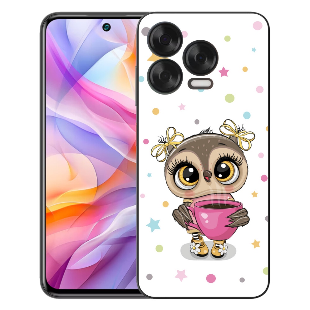 Gelový kryt mmCase na ZTE Blade V70 Vita - kreslená sovička