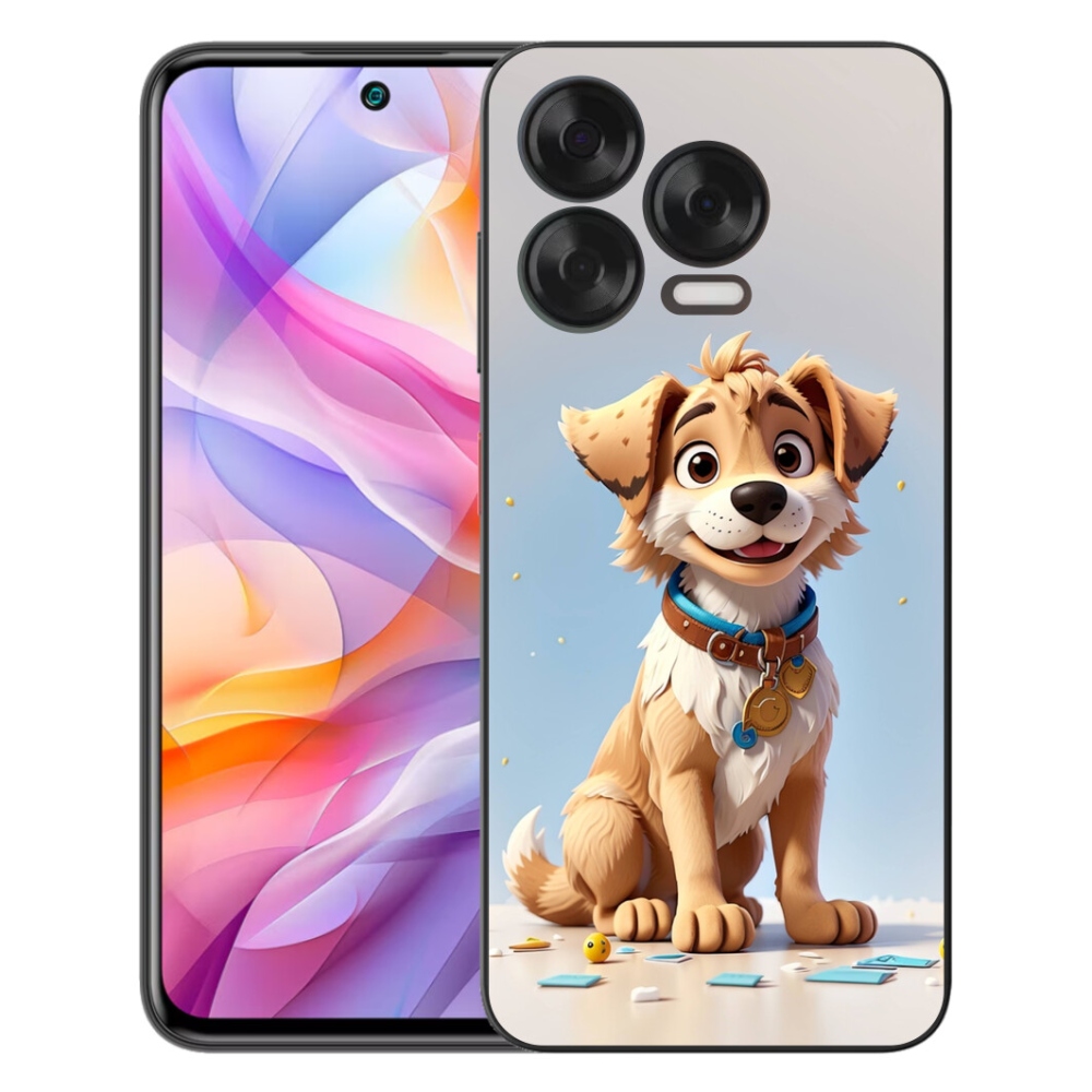 Gelový kryt mmCase na ZTE Blade V70 Vita - kreslené štěně