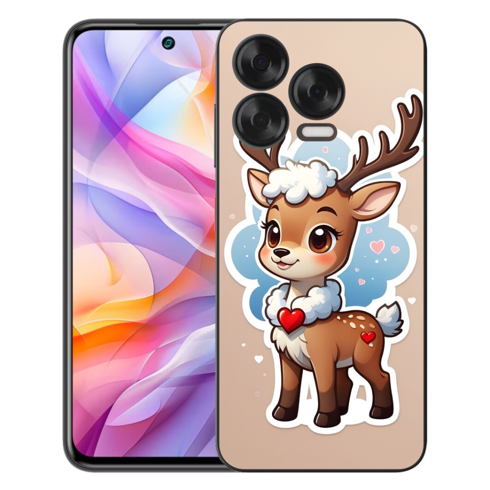 Gelový kryt mmCase na ZTE Blade V70 Vita - kreslený sob
