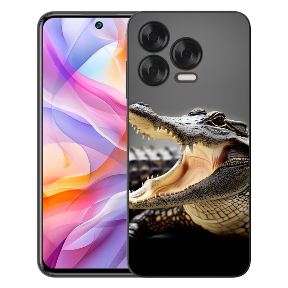 Gelový kryt mmCase na ZTE Blade V70 Vita - krokodýl
