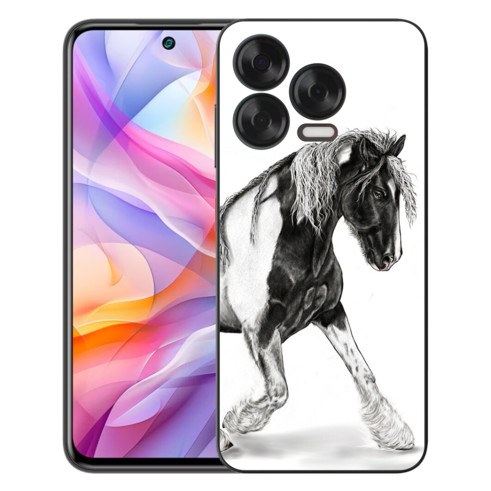 Gelový kryt mmCase na ZTE Blade V70 Vita - kůň