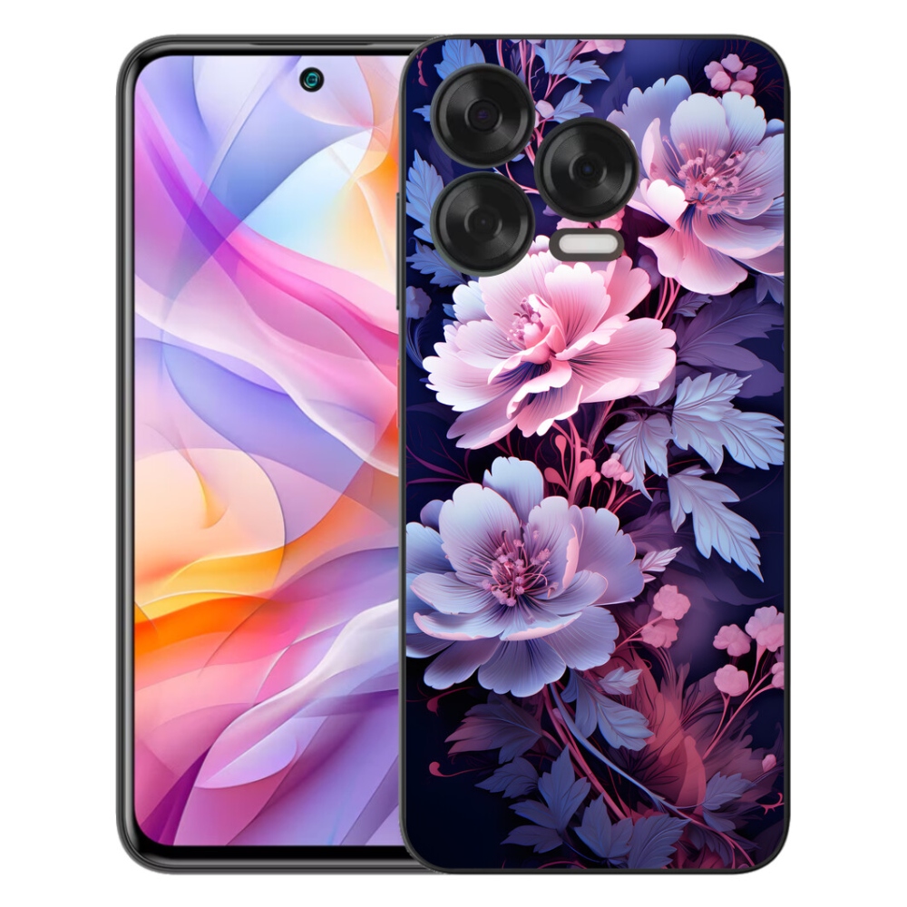 Gelový kryt mmCase na ZTE Blade V70 Vita - květiny 11