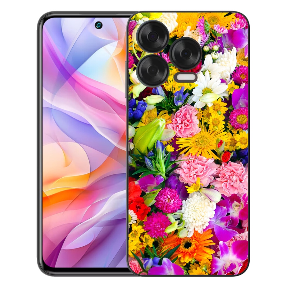 Gelový kryt mmCase na ZTE Blade V70 Vita - květiny 12
