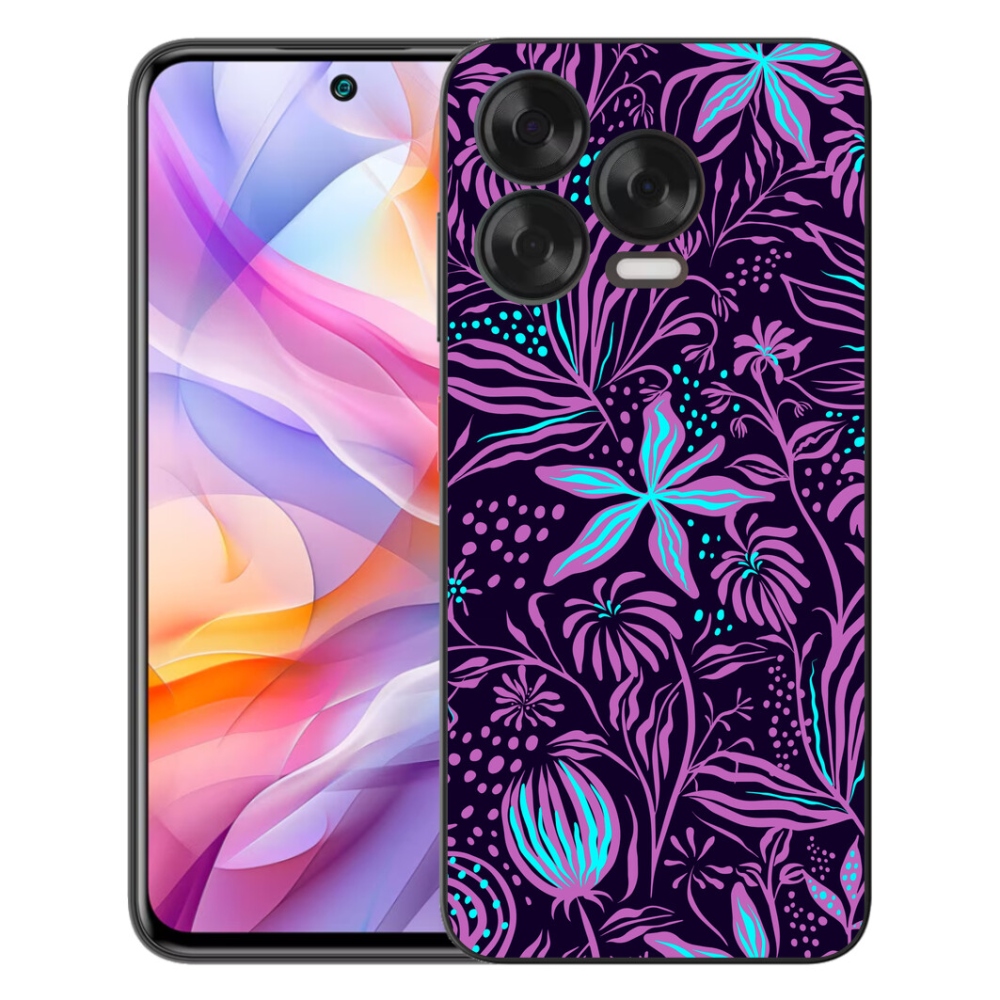 Gelový kryt mmCase na ZTE Blade V70 Vita - květiny 2