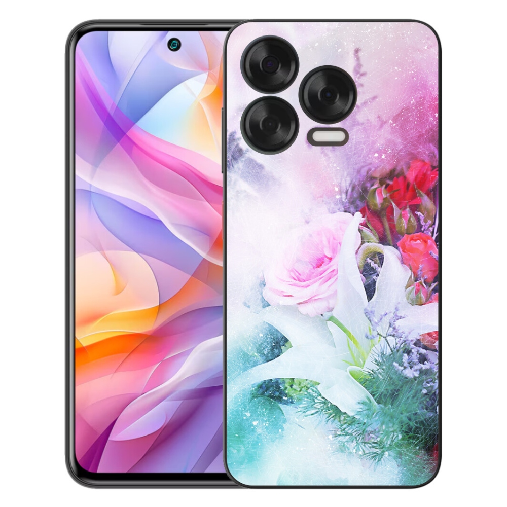 Gelový kryt mmCase na ZTE Blade V70 Vita - květiny 4