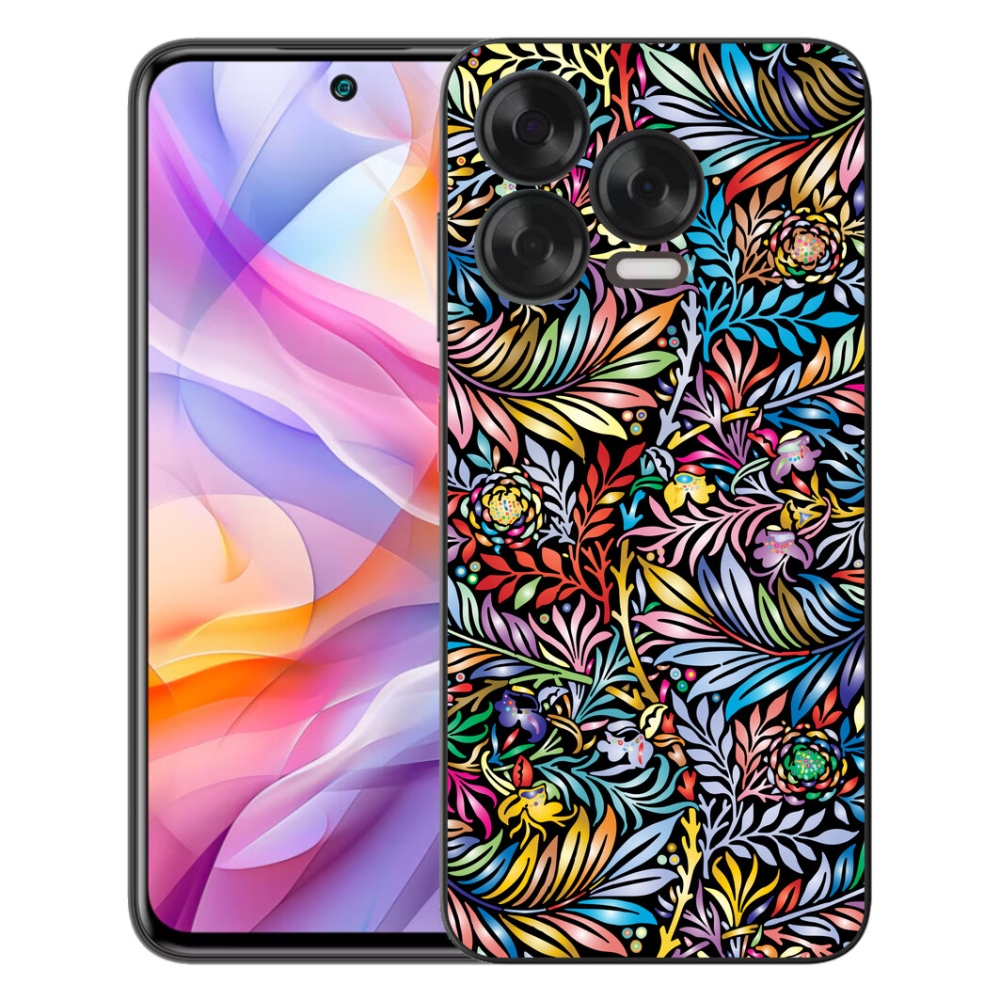 Gelový kryt mmCase na ZTE Blade V70 Vita - květiny 5