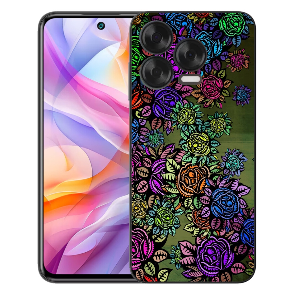 Gelový kryt mmCase na ZTE Blade V70 Vita - květiny 6