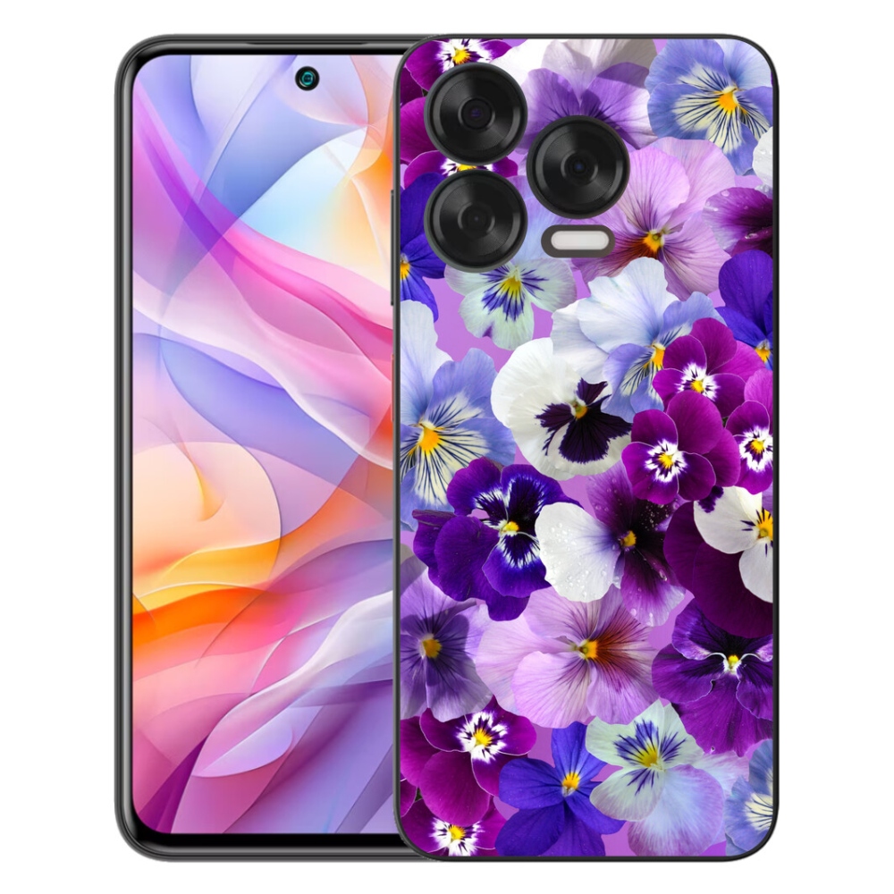 Gelový kryt mmCase na ZTE Blade V70 Vita - květiny 9