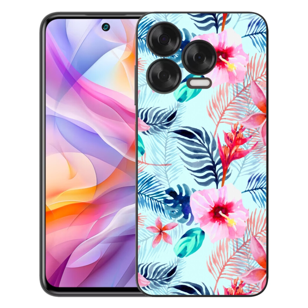 Gelový kryt mmCase na ZTE Blade V70 Vita - květiny