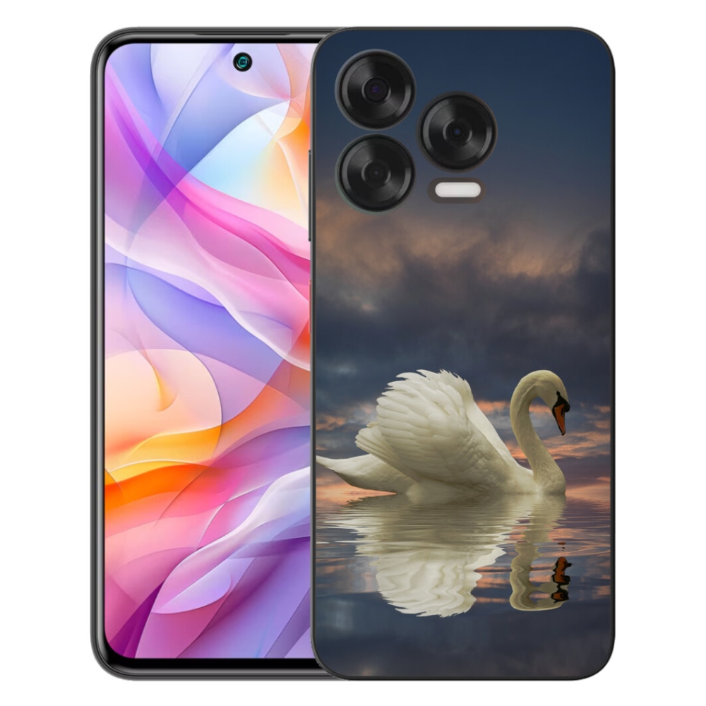 Gelový kryt mmCase na ZTE Blade V70 Vita - labuť