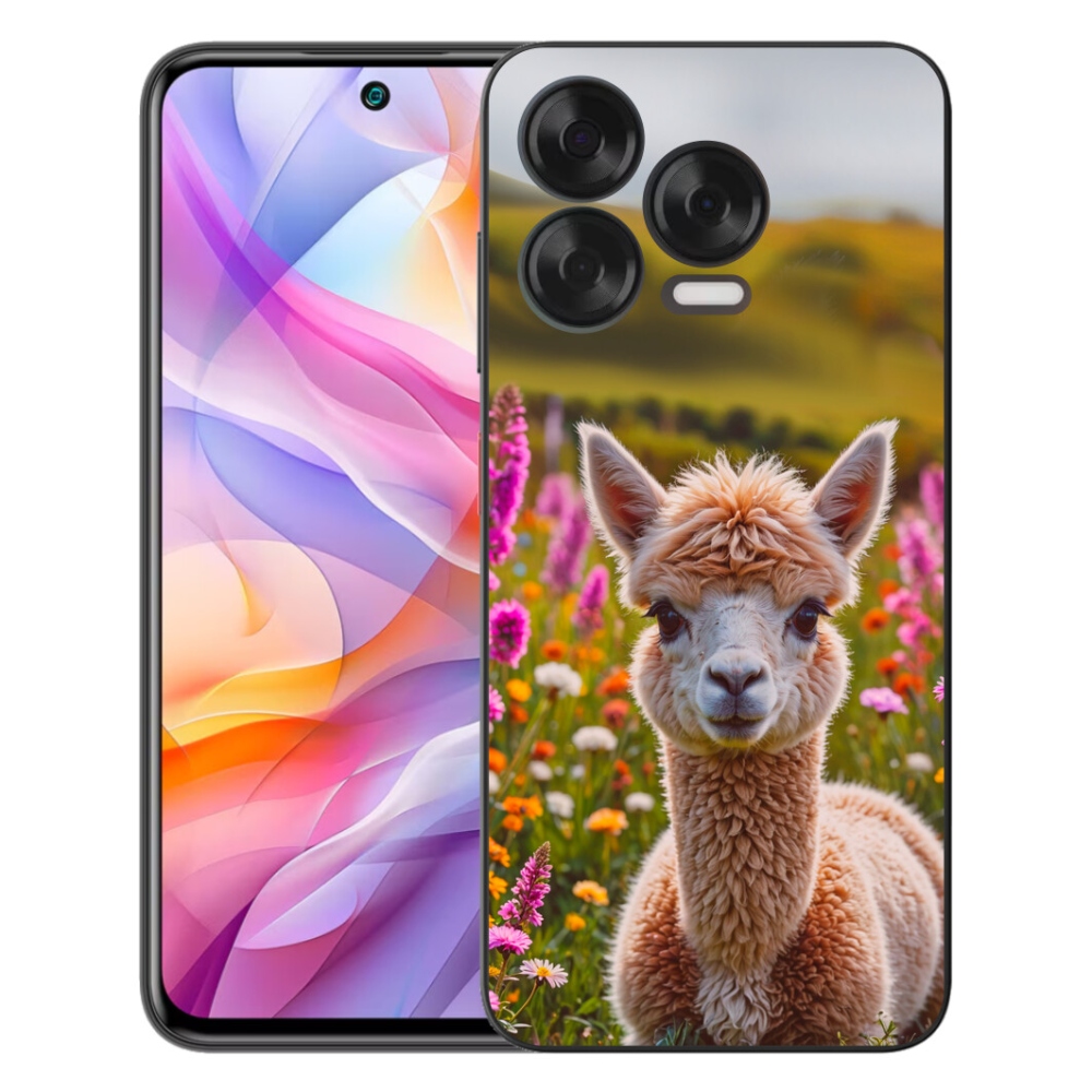 Gelový kryt mmCase na ZTE Blade V70 Vita - lama na louce
