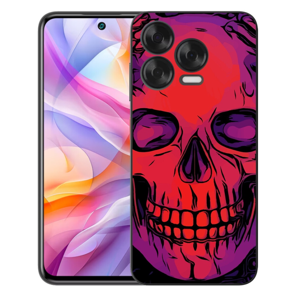 Gelový kryt mmCase na ZTE Blade V70 Vita - lebka