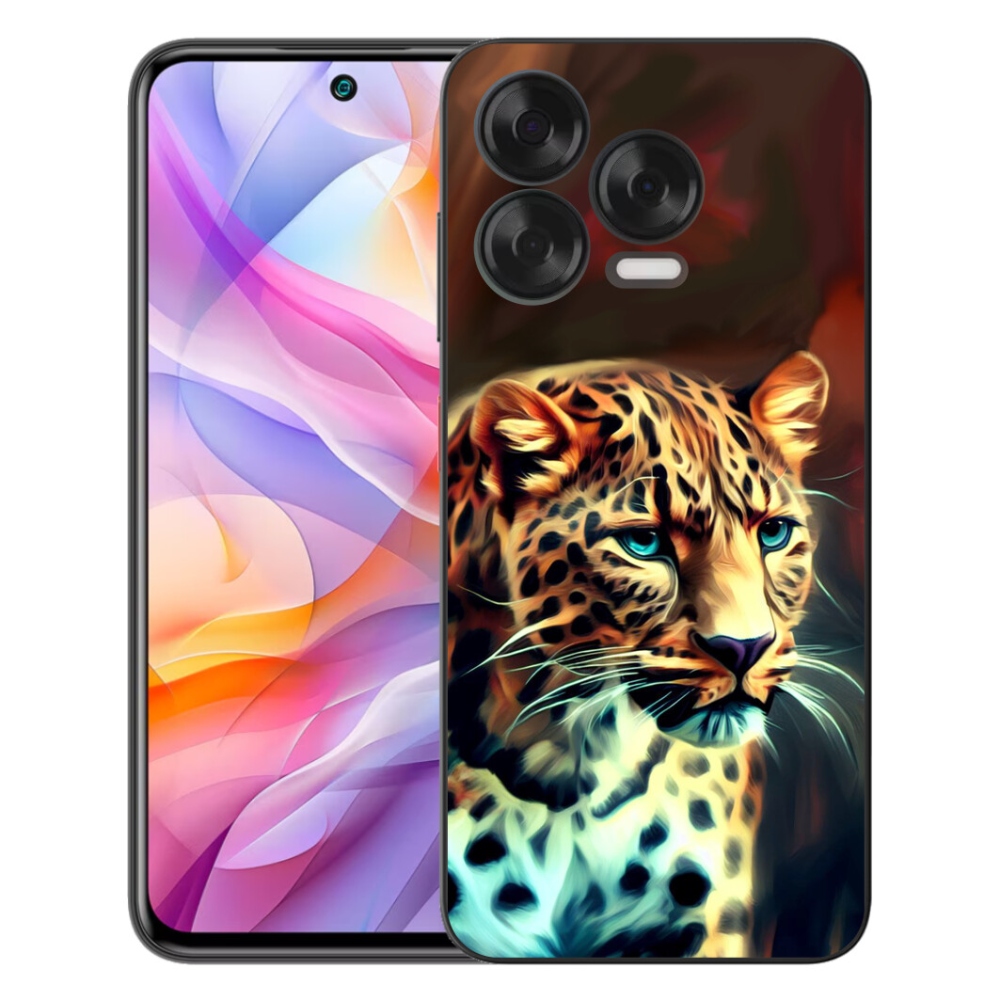 Gelový kryt mmCase na ZTE Blade V70 Vita - leopard