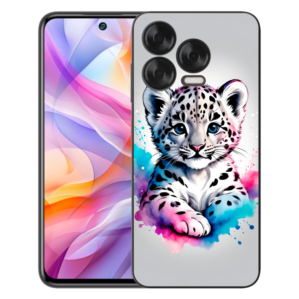 Gelový kryt mmCase na ZTE Blade V70 Vita - levhartí mládě