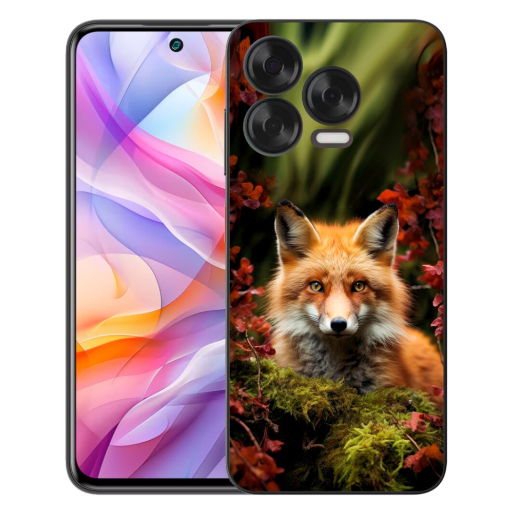 Gelový kryt mmCase na ZTE Blade V70 Vita - liška v lese
