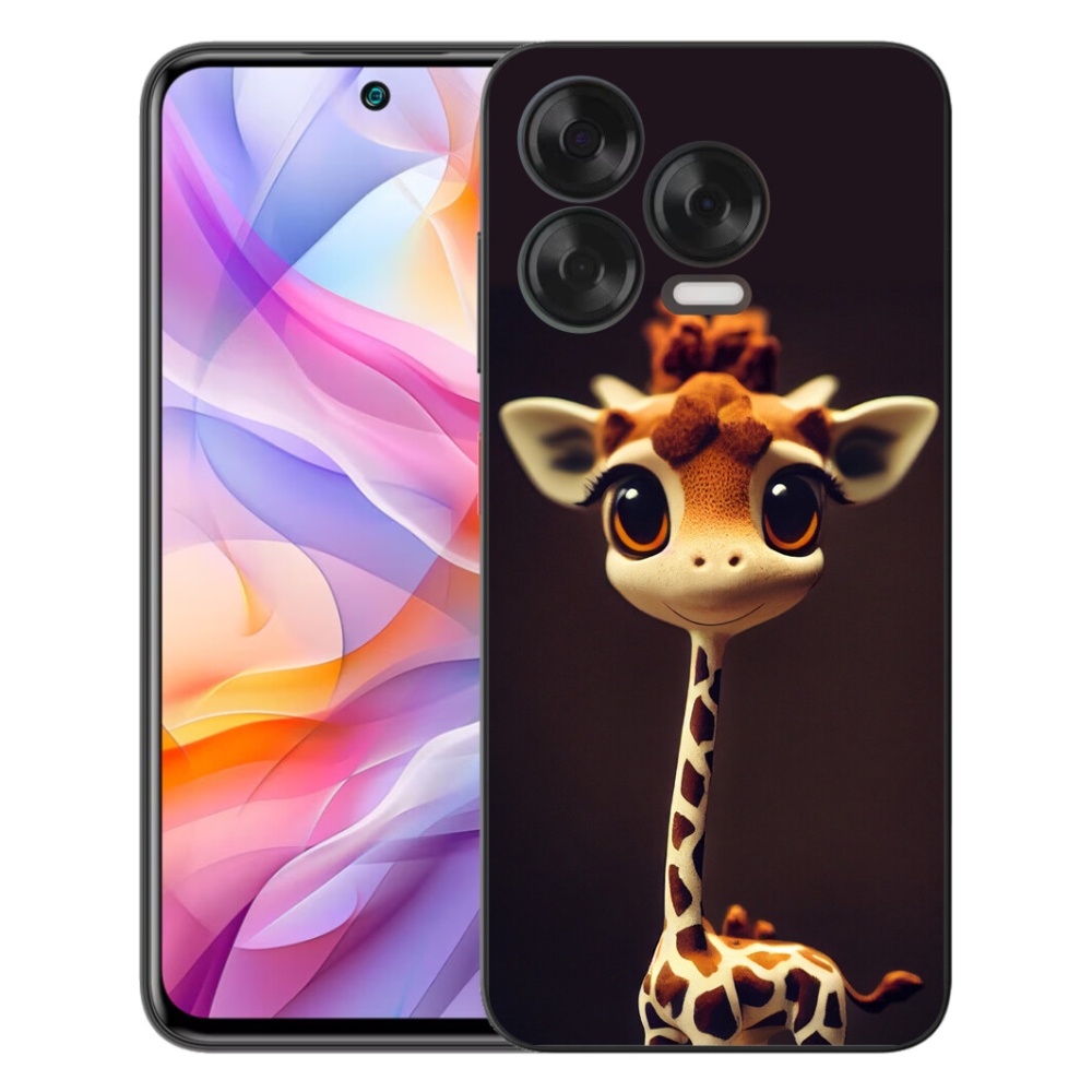Gelový kryt mmCase na ZTE Blade V70 Vita - malá žirafa