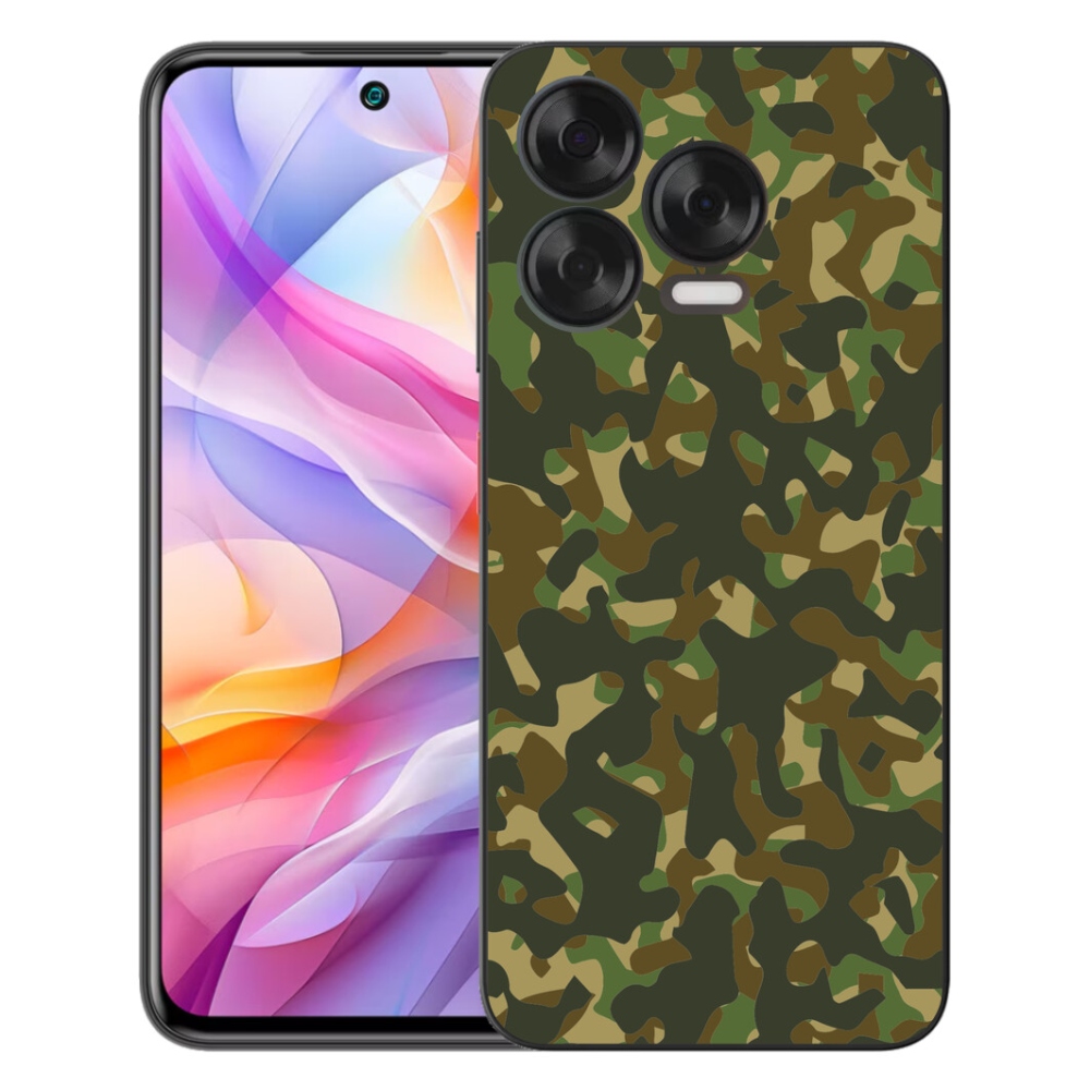 Gelový kryt mmCase na ZTE Blade V70 Vita - maskáčový vzor 1