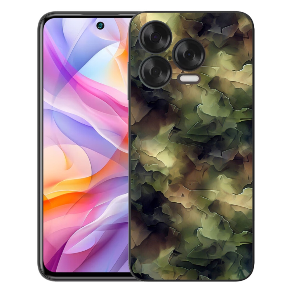 Gelový kryt mmCase na ZTE Blade V70 Vita - maskáčový vzor 10