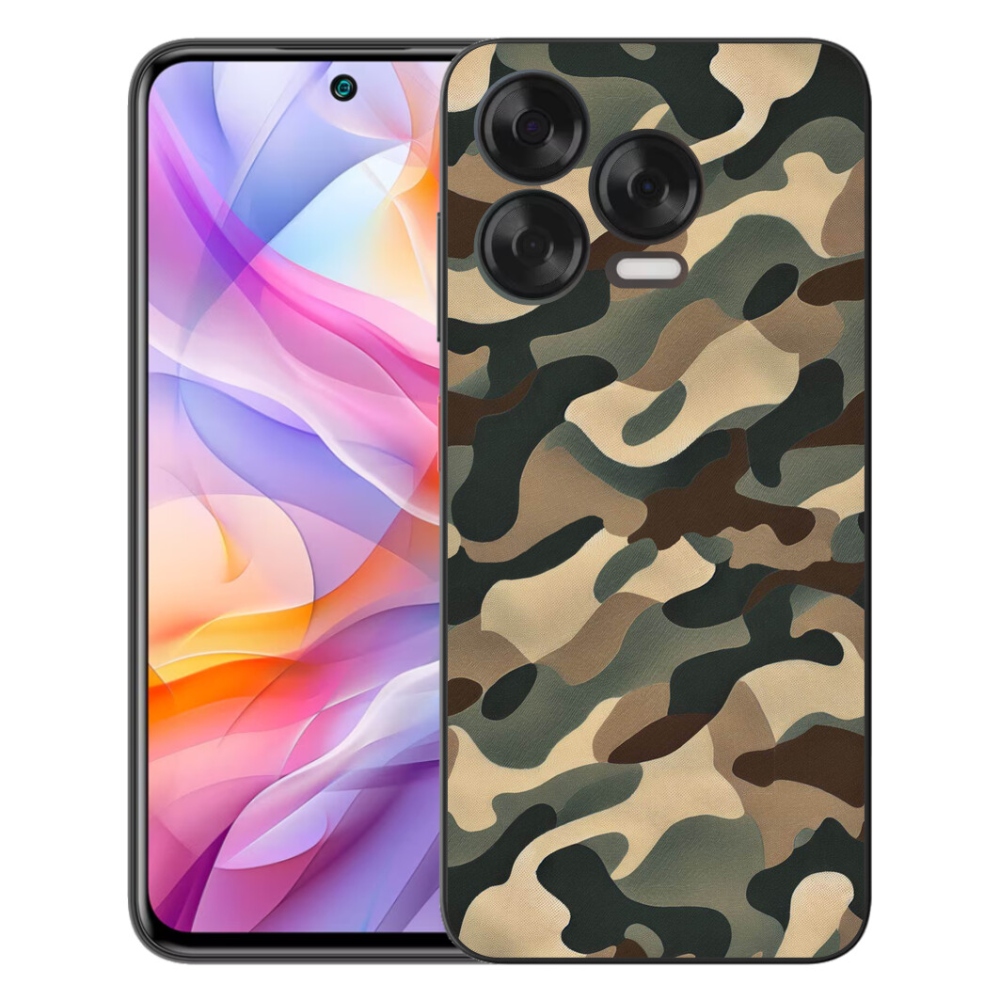 Gelový kryt mmCase na ZTE Blade V70 Vita - maskáčový vzor 11