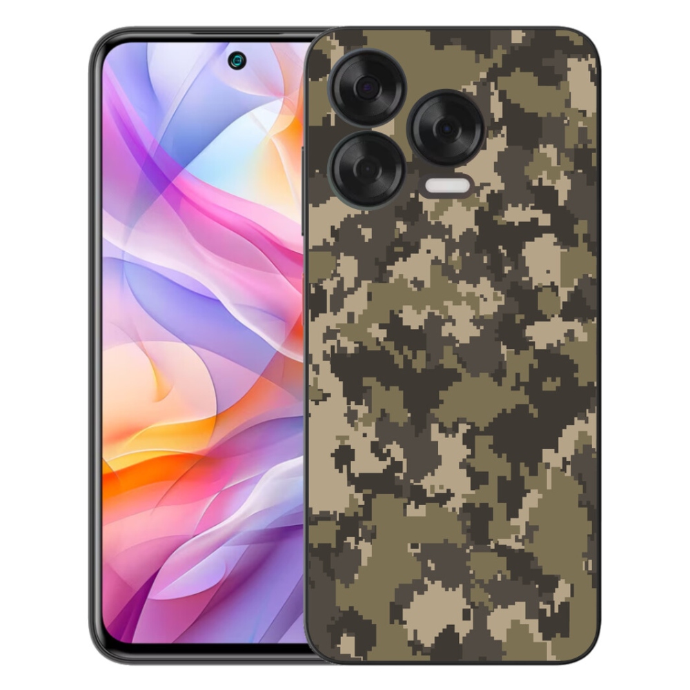 Gelový kryt mmCase na ZTE Blade V70 Vita - maskáčový vzor 12