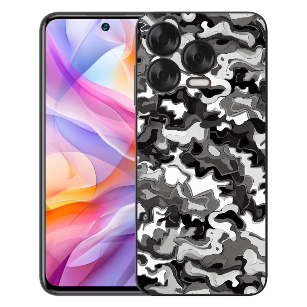 Gelový kryt mmCase na ZTE Blade V70 Vita - maskáčový vzor 3