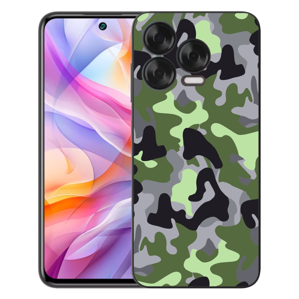 Gelový kryt mmCase na ZTE Blade V70 Vita - maskáčový vzor 7