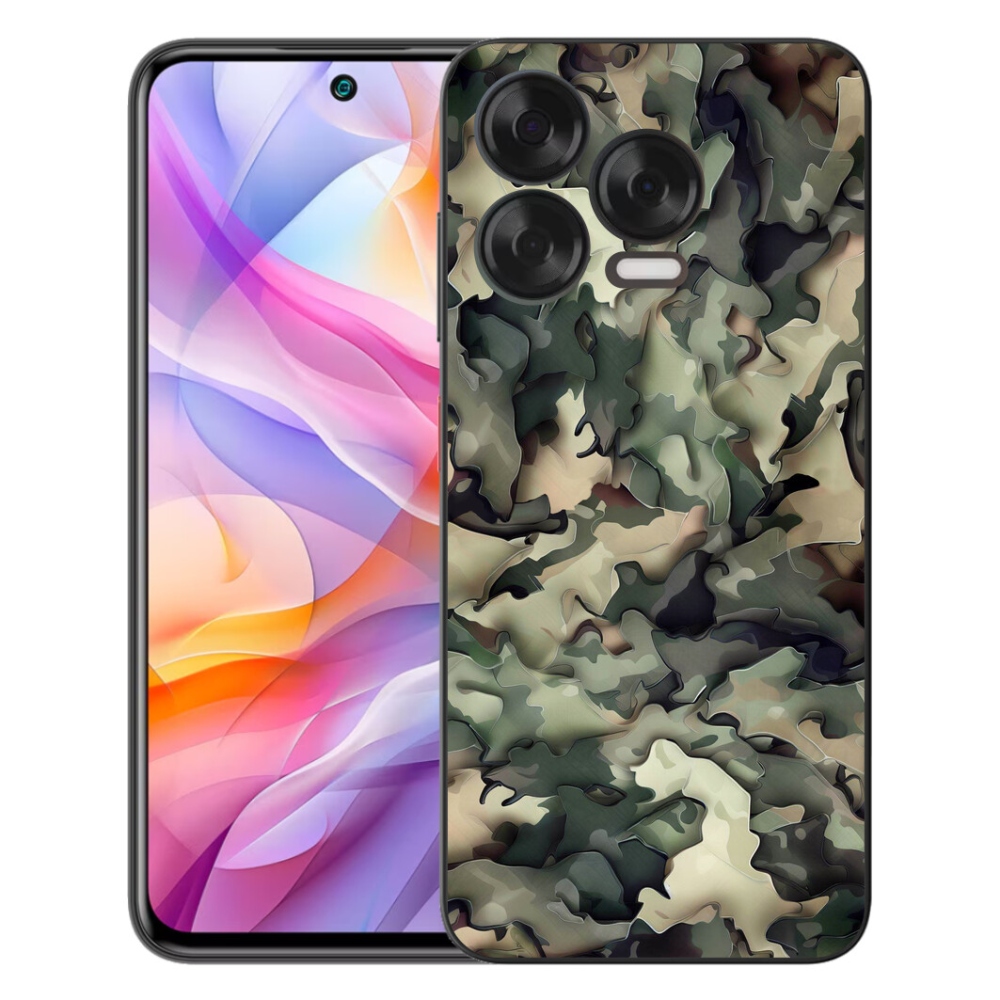 Gelový kryt mmCase na ZTE Blade V70 Vita - maskáčový vzor 9