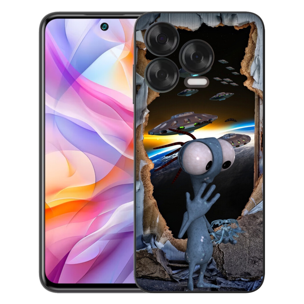 Gelový kryt mmCase na ZTE Blade V70 Vita - mimozemšťan