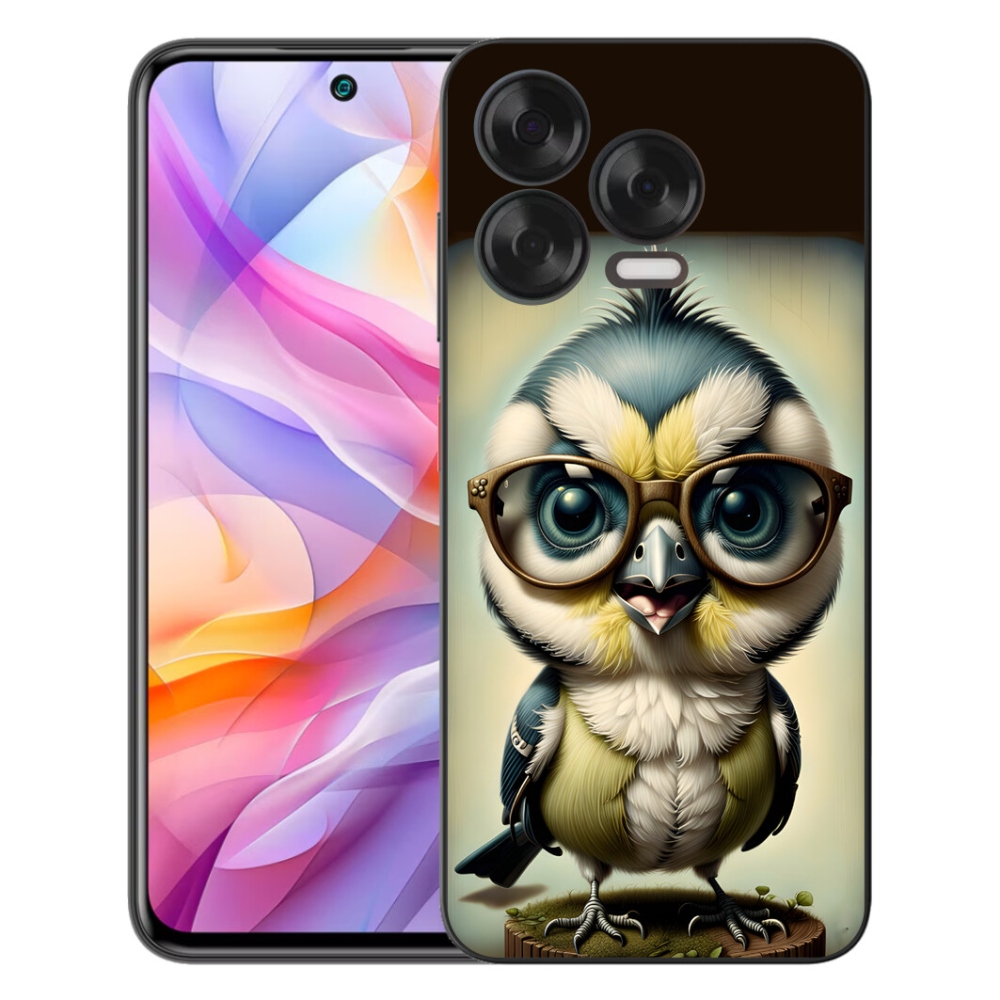 Gelový kryt mmCase na ZTE Blade V70 Vita - mládě s brýlemi