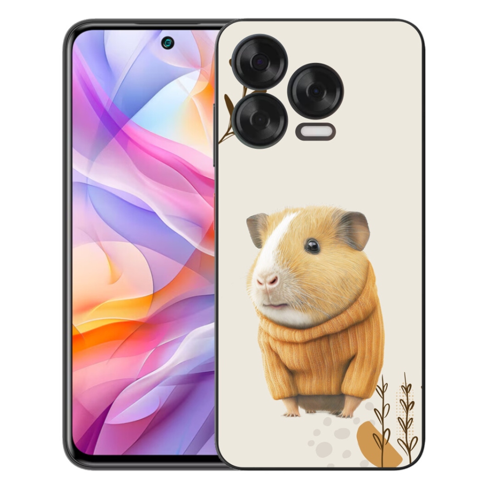 Gelový kryt mmCase na ZTE Blade V70 Vita - morče ve svetru