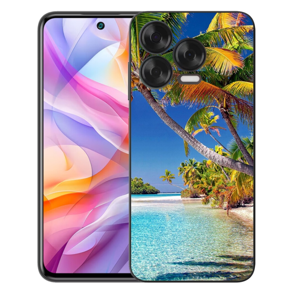 Gelový kryt mmCase na ZTE Blade V70 Vita - mořská pláž