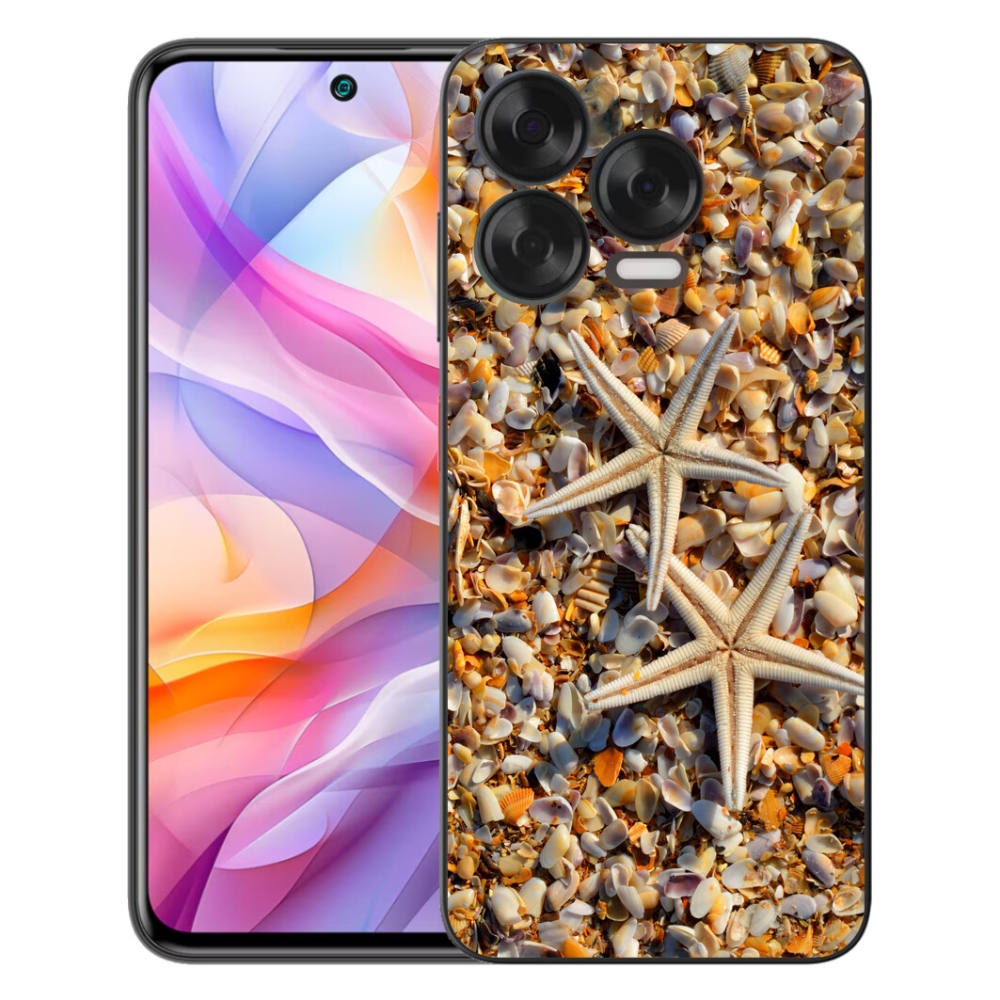 Gelový kryt mmCase na ZTE Blade V70 Vita - mořské hvězdice
