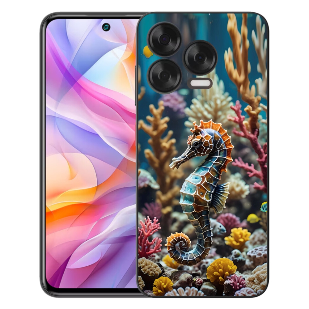 Gelový kryt mmCase na ZTE Blade V70 Vita - mořský koník 2
