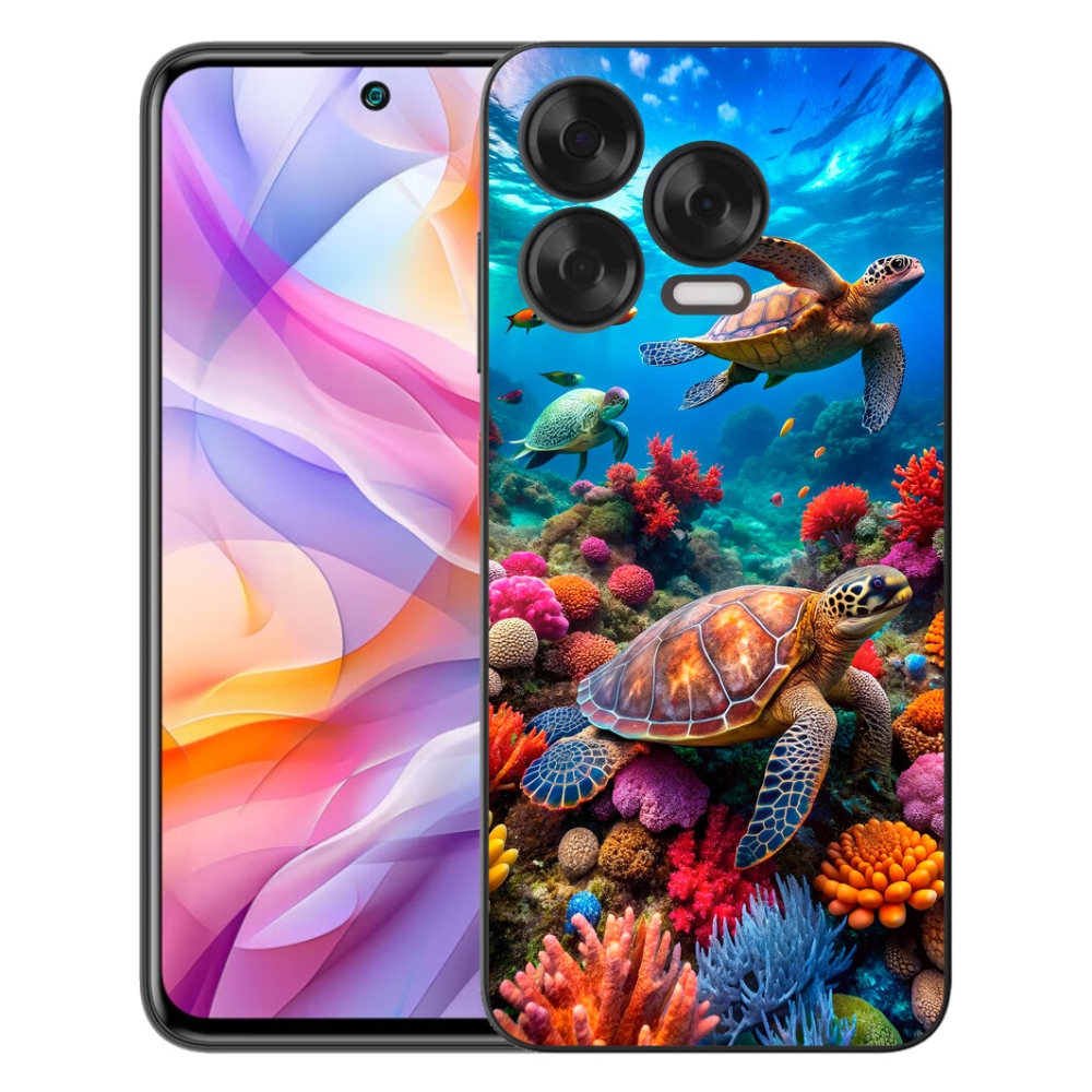 Gelový kryt mmCase na ZTE Blade V70 Vita - mořský svět 2