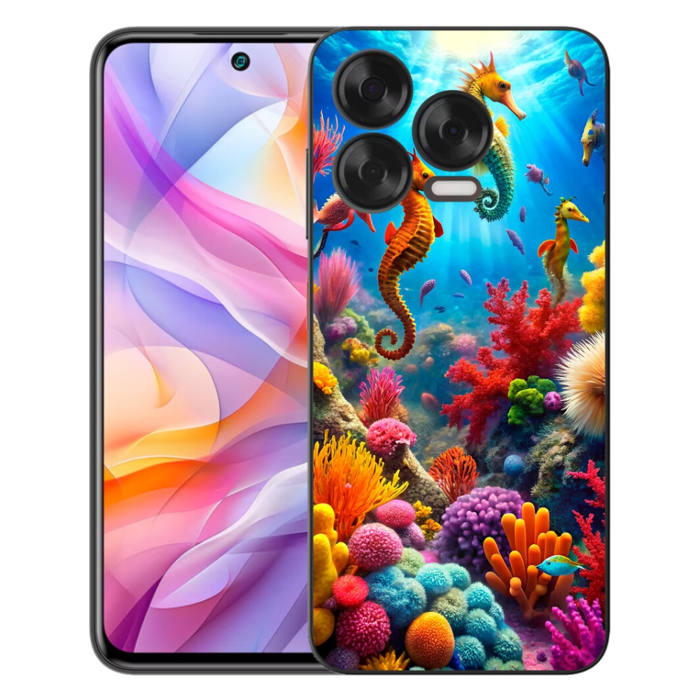 Gelový kryt mmCase na ZTE Blade V70 Vita - mořský svět 3