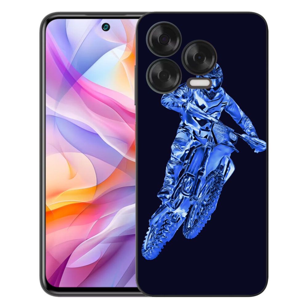 Gelový kryt mmCase na ZTE Blade V70 Vita - motocross 1