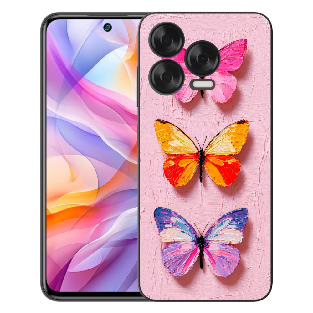 Gelový kryt mmCase na ZTE Blade V70 Vita - motýlí trojice
