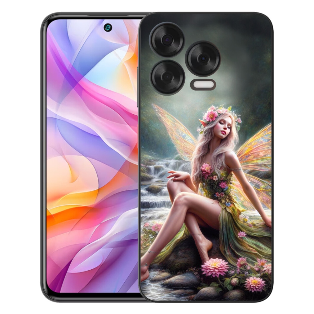 Gelový kryt mmCase na ZTE Blade V70 Vita - motýlí žena 1