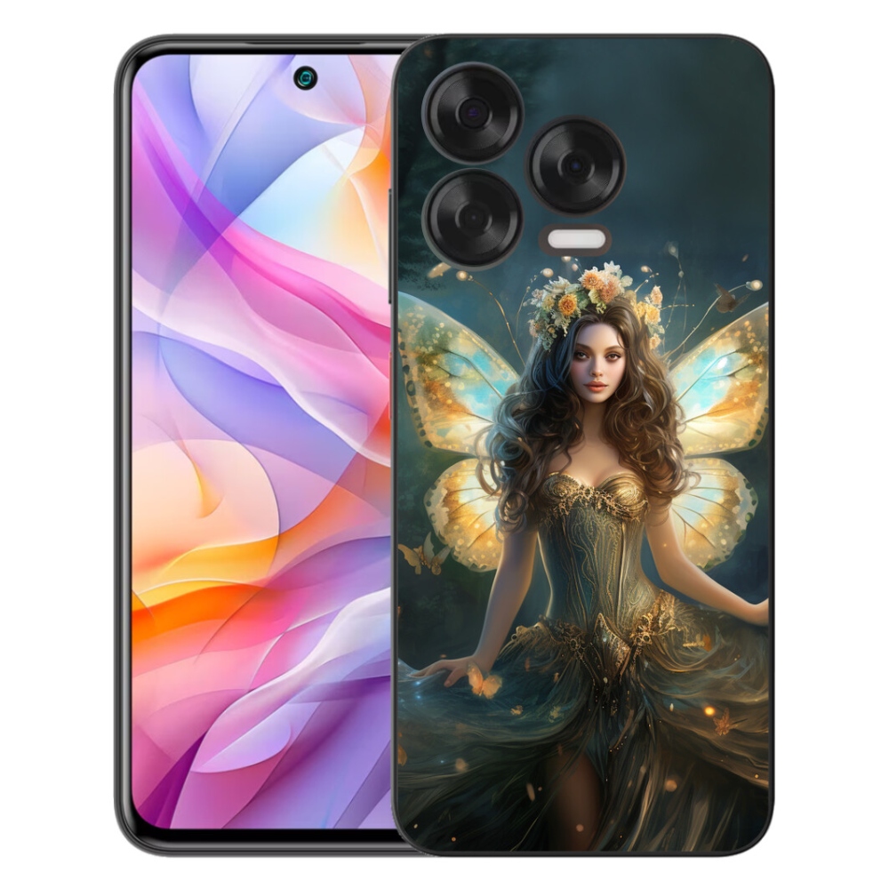 Gelový kryt mmCase na ZTE Blade V70 Vita - motýlí žena
