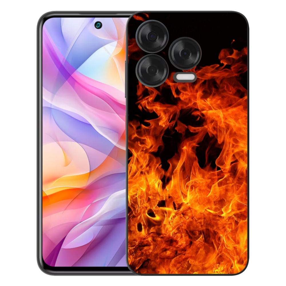 Gelový kryt mmCase na ZTE Blade V70 Vita - muzikant a oheň