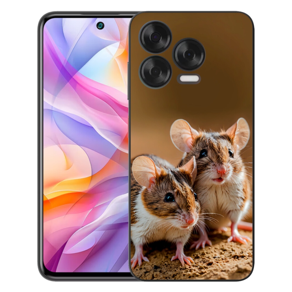 Gelový kryt mmCase na ZTE Blade V70 Vita - myší duo