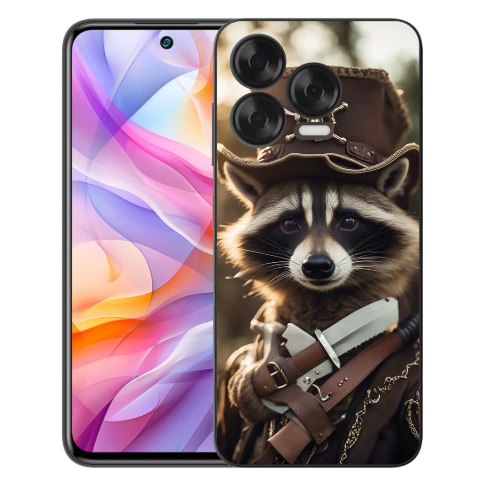 Gelový kryt mmCase na ZTE Blade V70 Vita - mýval v uniformě