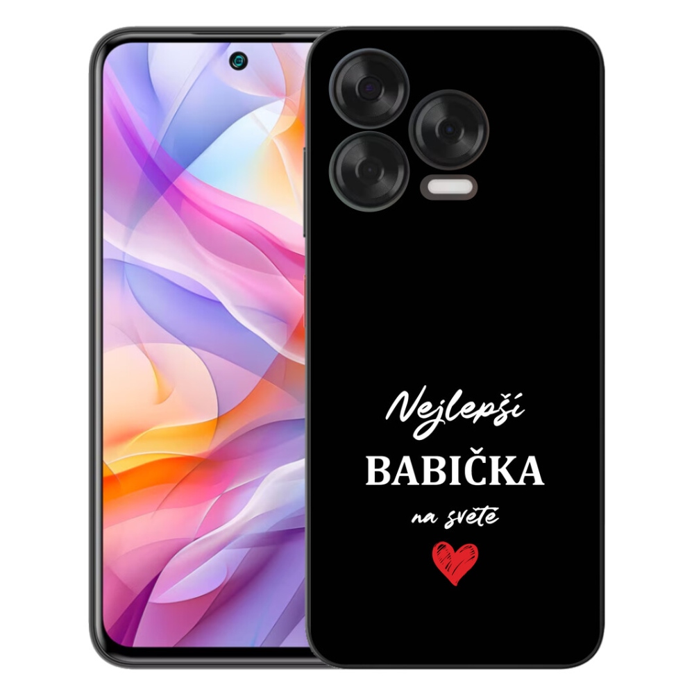 Gelový kryt mmCase na ZTE Blade V70 Vita - nejlepší babička 1 černé pozadí