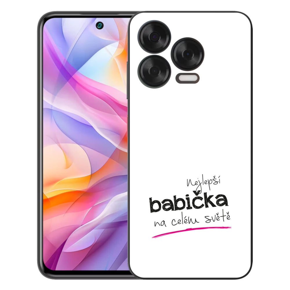 Gelový kryt mmCase na ZTE Blade V70 Vita - nejlepší babička 4 bílé pozadí
