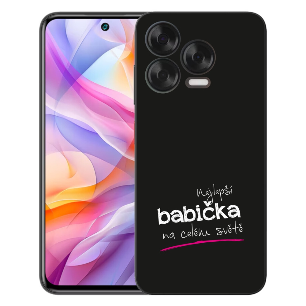 Gelový kryt mmCase na ZTE Blade V70 Vita - nejlepší babička 4 černé pozadí