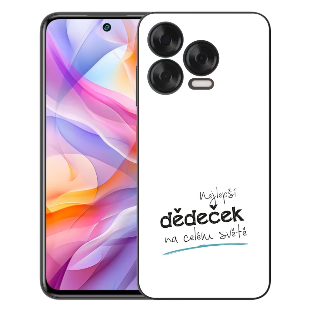 Gelový kryt mmCase na ZTE Blade V70 Vita - nejlepší dědeček 3 bílé pozadí