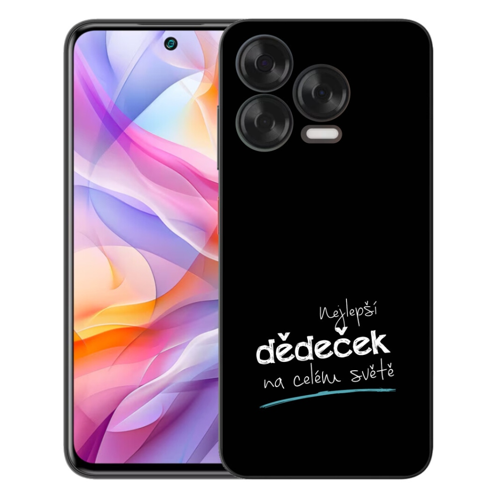 Gelový kryt mmCase na ZTE Blade V70 Vita - nejlepší dědeček 3 černé pozadí