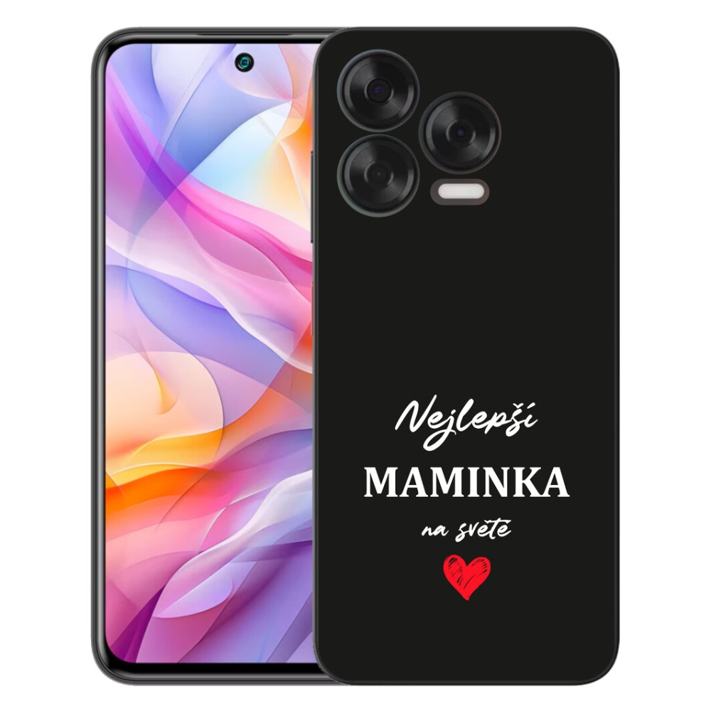Gelový kryt mmCase na ZTE Blade V70 Vita - nejlepší maminka 1 černé pozadí