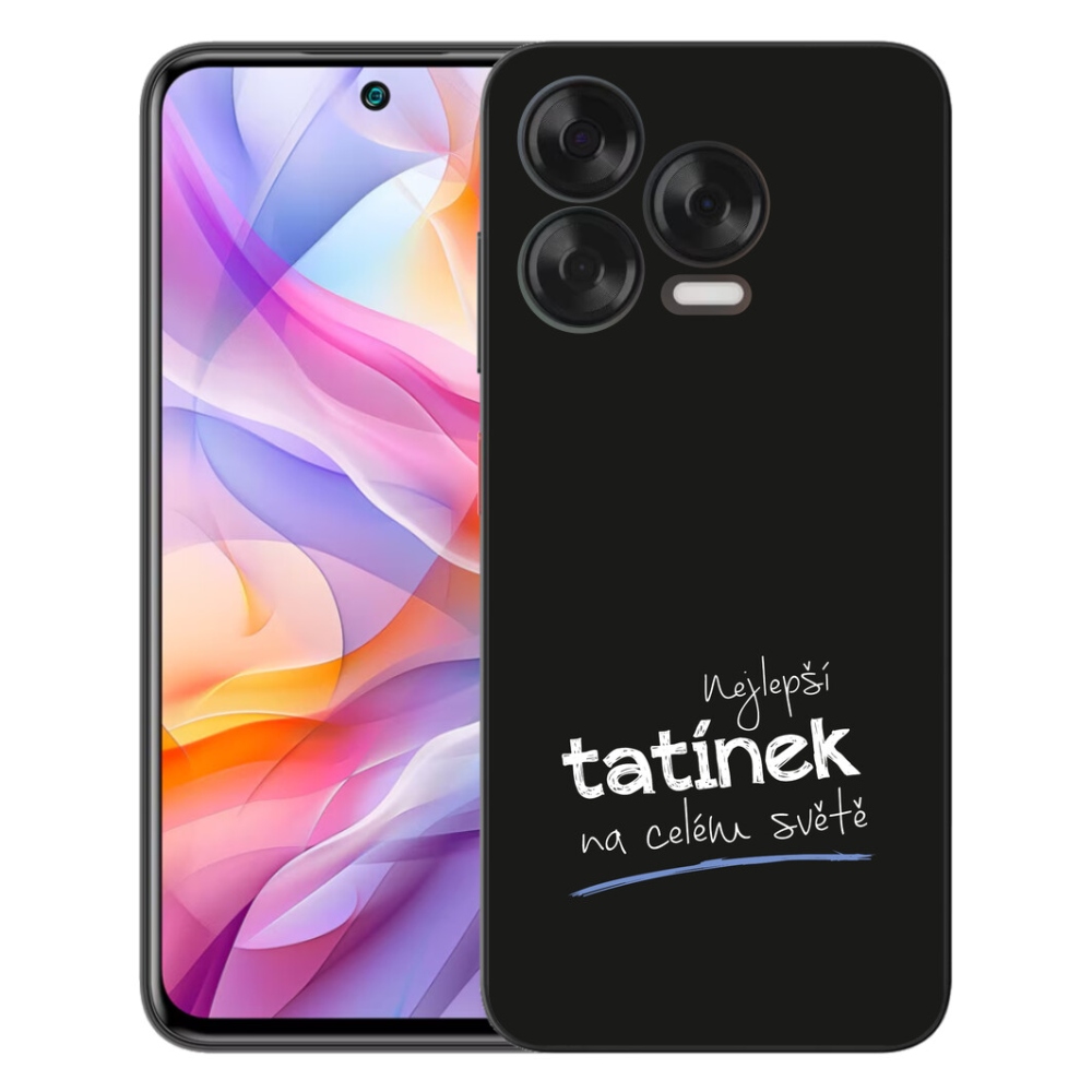 Gelový kryt mmCase na ZTE Blade V70 Vita - nejlepší tatínek 4 černé pozadí