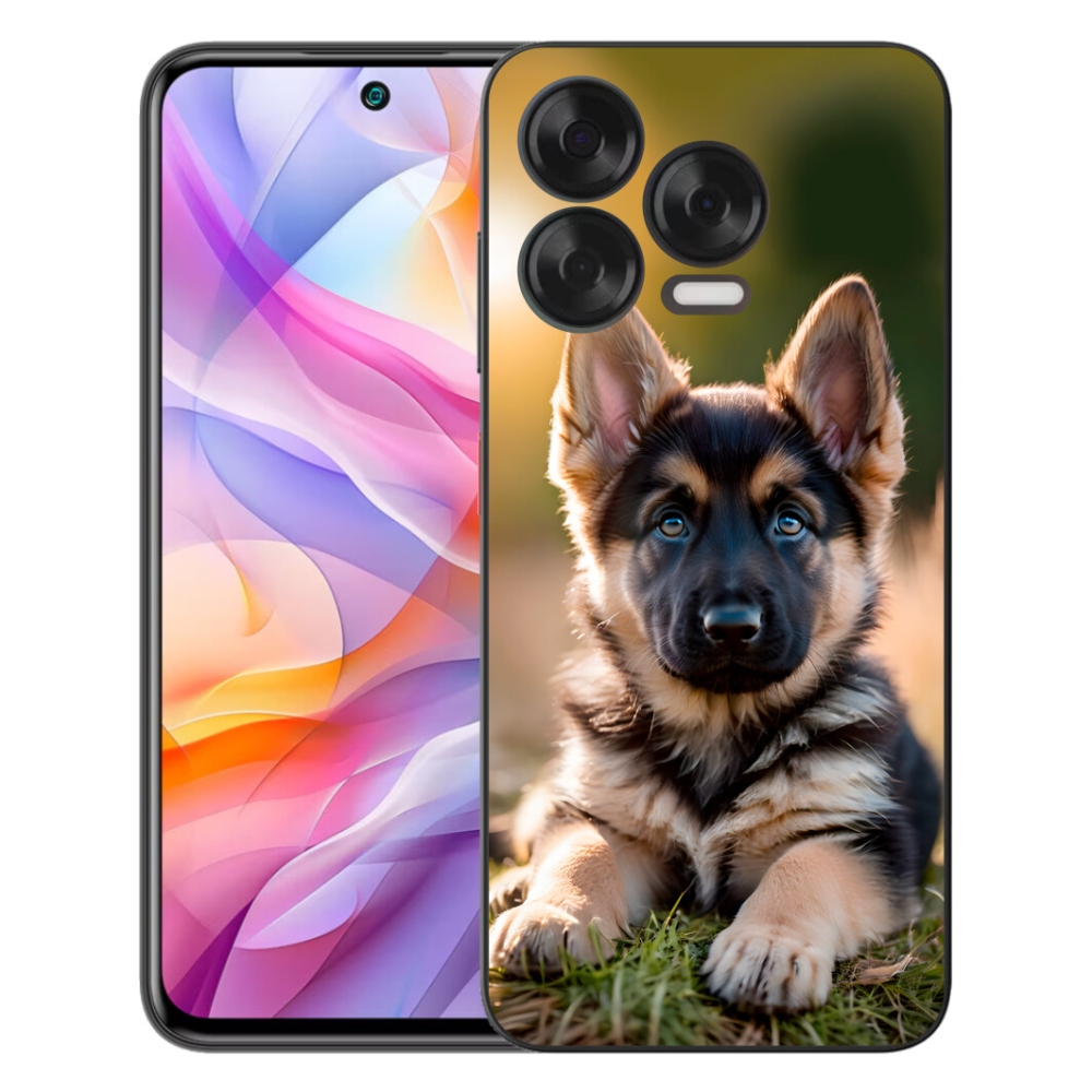 Gelový kryt mmCase na ZTE Blade V70 Vita - německý ovčák v přírodě